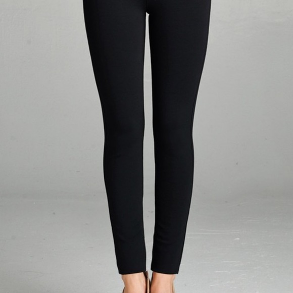 2XL & 3XL Black Ponte Pant - Picture 2 of 5